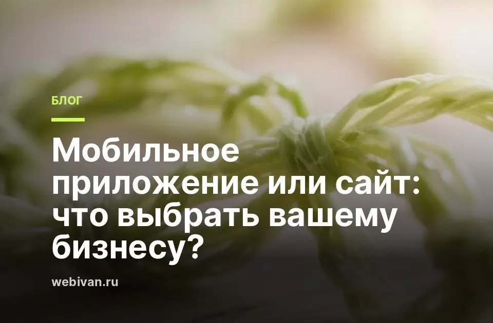 Иллюстрация к статье: Мобильное приложение или сайт: что выбрать вашему бизнесу?