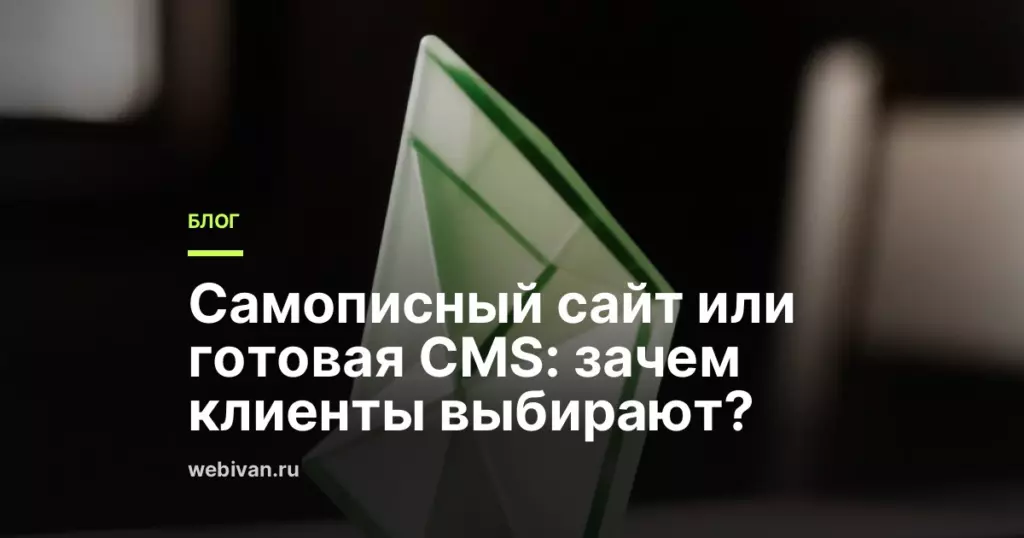 Иллюстрация к статье: Самописный сайт или готовая CMS: зачем клиенты выбирают?